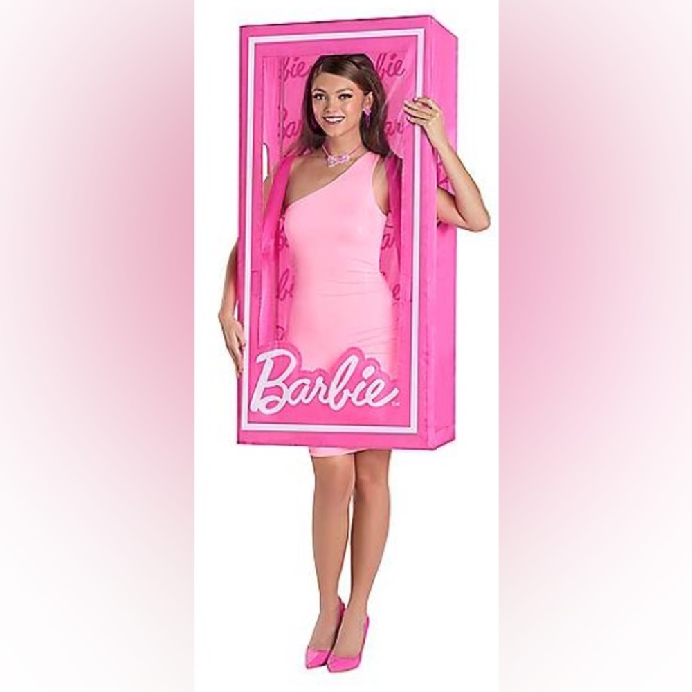 Barbie Box Costume Adult | Open Box